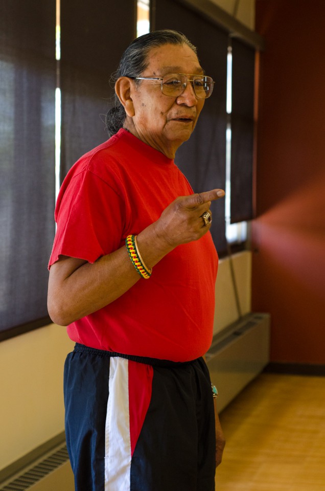 The Southern Ute Drum Karate kids