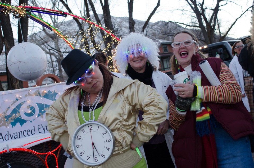 Snowdown spirit prevails during the annual parade.