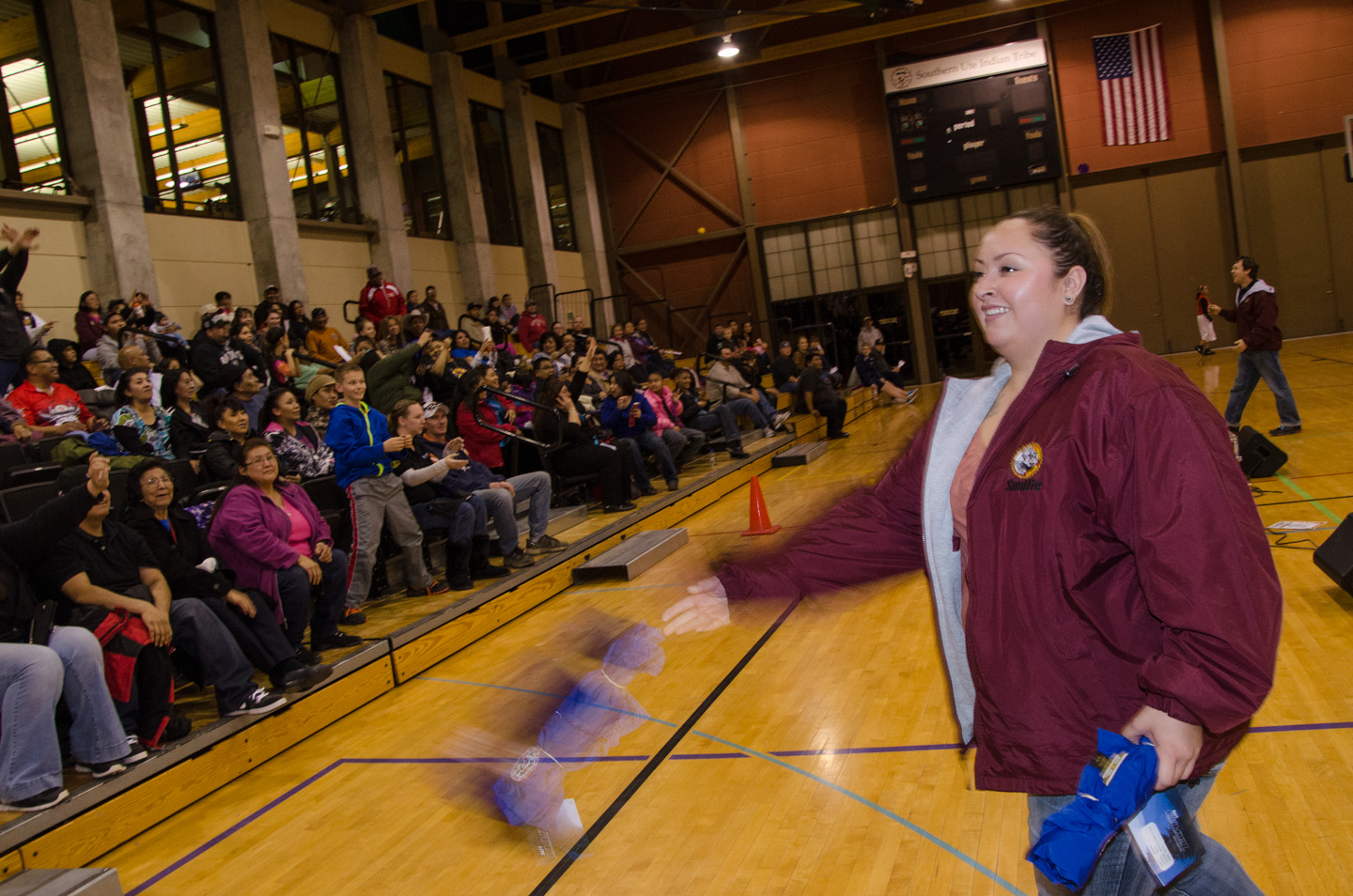 SunUte Community Center employees handed out door prizes and giveaways to the young players and their families.