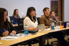 Marlene Scott-Jewett of the Southern Ute Air Quality Division joined her colleagues on Thursday, Feb. 14 during a multi-day grants training held with the U.S. Environmental Protection Agency on tribal campus.