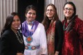 Thumbnail image of Southern Ute tribal member Diane Millich joined other Native women and tribal leaders on Thursday, March 7 to celebrate with President Obama the reauthorization of the Violence Against Women Act.