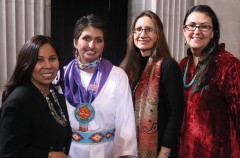 Southern Ute tribal member Diane Millich joined other Native women and tribal leaders on Thursday, March 7 to celebrate with President Obama the reauthorization of the Violence Against Women Act.