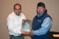 Thumbnail image of Safety and Training Coordinator Dan Jefferson (right) was awarded first place by the Safety & Environmental Compliance Management Group.
