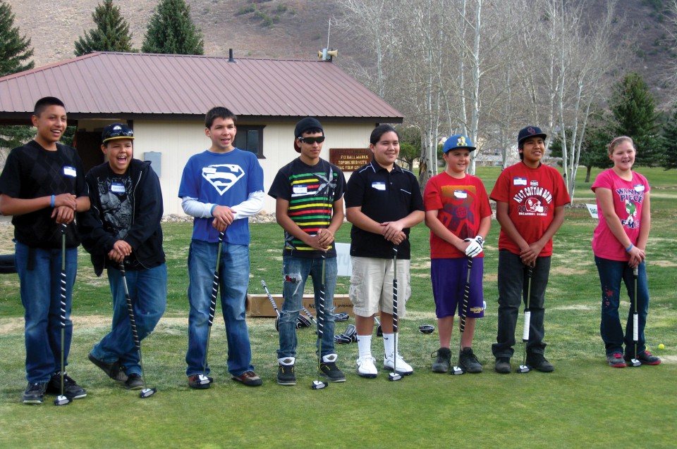 Kids from the Boys & Girls Club of the Southern Ute Indian Tribe spent a week April 1-5 at the Spring Break Golf Clinic at Hillcrest Golf Course in Durango with Steve McDonald, a Native American pro golfer.