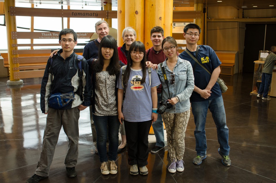 Students from the International College of Beijing visited the Southern Ute Cultural Center & Museum.