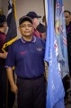 Thumbnail image of Representing the Southern Ute Tribe and Southern Ute Veterans Association, Rudley Weaver brought in the tribe’s flag each night