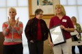 Thumbnail image of Robin Duffy-Wirth applauds the lifesaving efforts of SunUte Community Center lifeguards who received recognition during the Red Cross Breakfast of Champions.