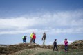 Thumbnail image of Students explore the various archeological sites throughout the Chimney Rock area.