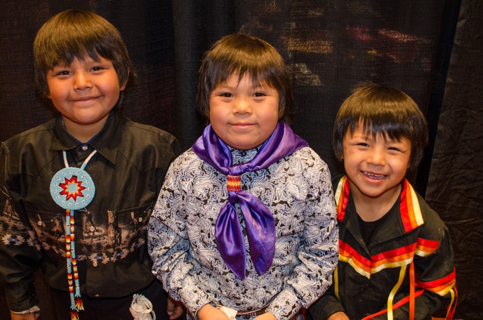 Representing the Southern Ute Tribe were (left to right) Elliott, Nate and Dewayne Hendren.