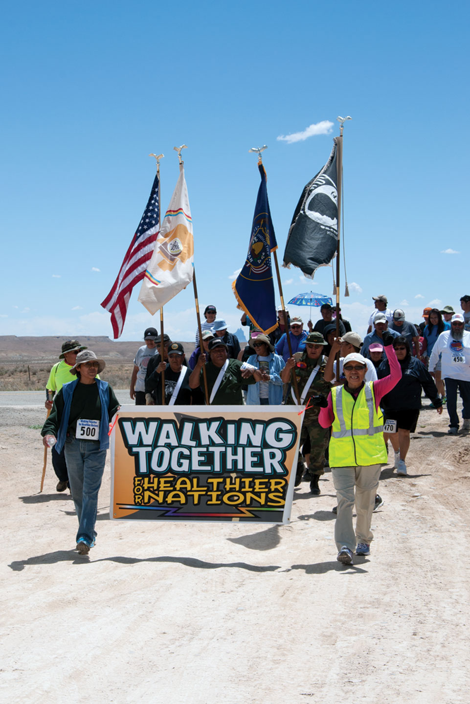 The group from Aneth Utah join the Colorado group