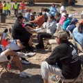Thumbnail image of Walkers take a much needed rest break