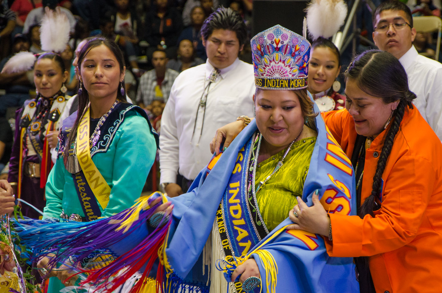 Kansas K. Begaye of the Dine Nation was crowned Miss Indian World 2013 during the powwow.