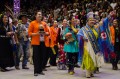 Thumbnail image of Kansas K. Begaye of the Dine Nation waves at spectators following her crowning as Miss Indian World 2013.