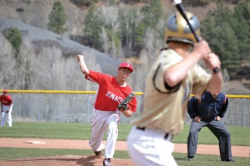 Ignacio's Paco Mounts puts necessary aggression into a pitch April 25 in Pagosa Springs during non-league road action.