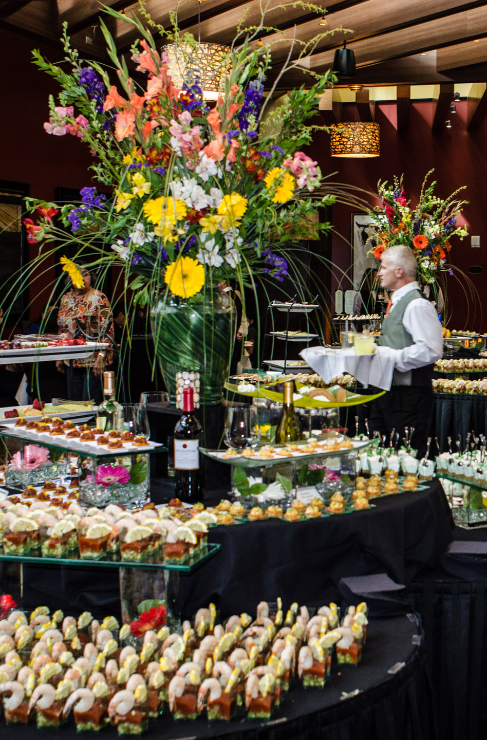 Samples were plentiful at the private tasting.