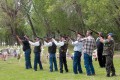 Thumbnail image of Veterans gave a 21-gun salute