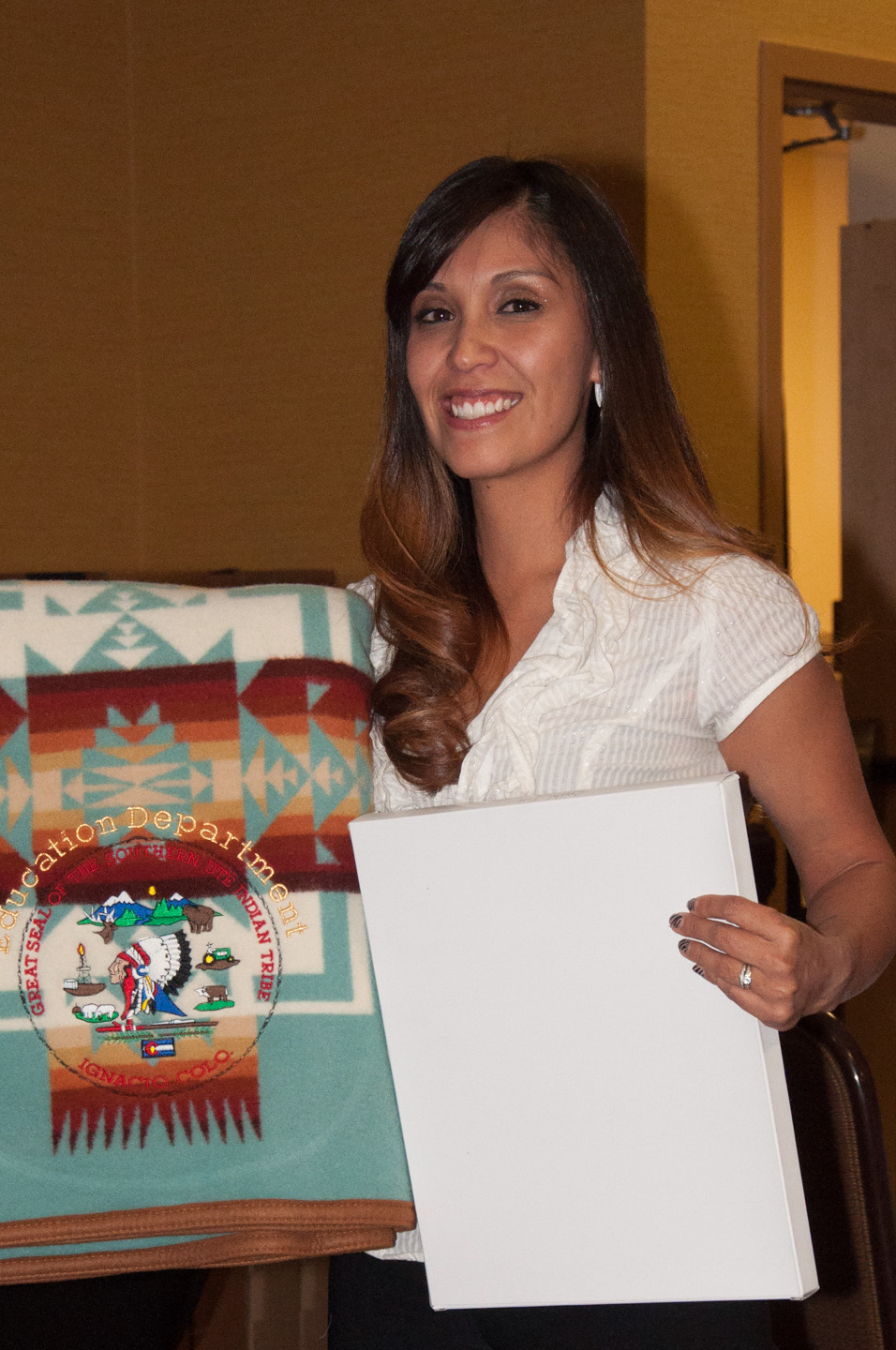 Crystal Michele Ivey stands for a portrait.