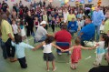 Thumbnail image of Hundreds of students, families and friends filled the gym at the Southern Ute Montessori Head Start building on Wednesday, May 29 to celebrate the graduating students. To close the ceremony, the students and their teachers performed a round dance together while local drum group Yellow Jacket sang.