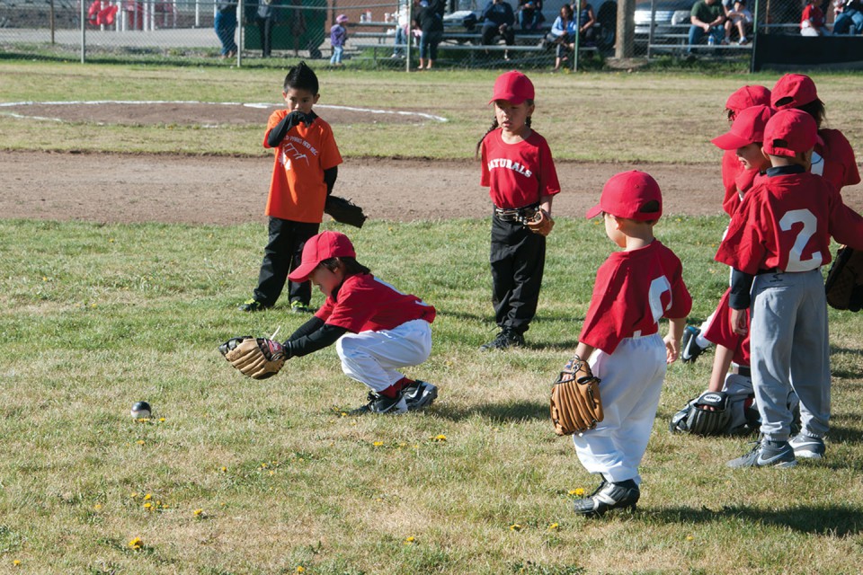The Naturals, a T-ball team coached by Chris Walker and Frank Richards