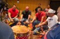 Thumbnail image of Ignacio-based drum group Yellow Jacket provides traditional songs to open the Tri-Ute Games.