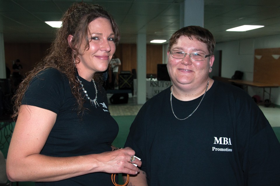Metal Heads Against MS, in partnership with Heidi Lewis (above, left) and Missy Bell