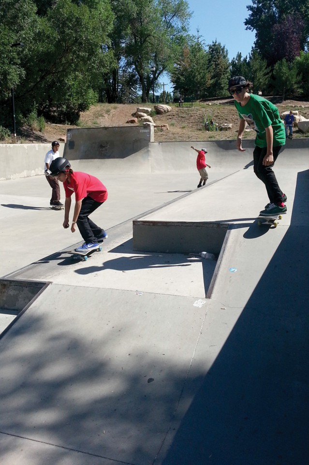 Skateboarding was one of several events to take place on the last day of the Tri-Ute Games, July 25.
