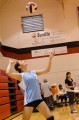 Thumbnail image of Southern Ute volleyball service during team competition.