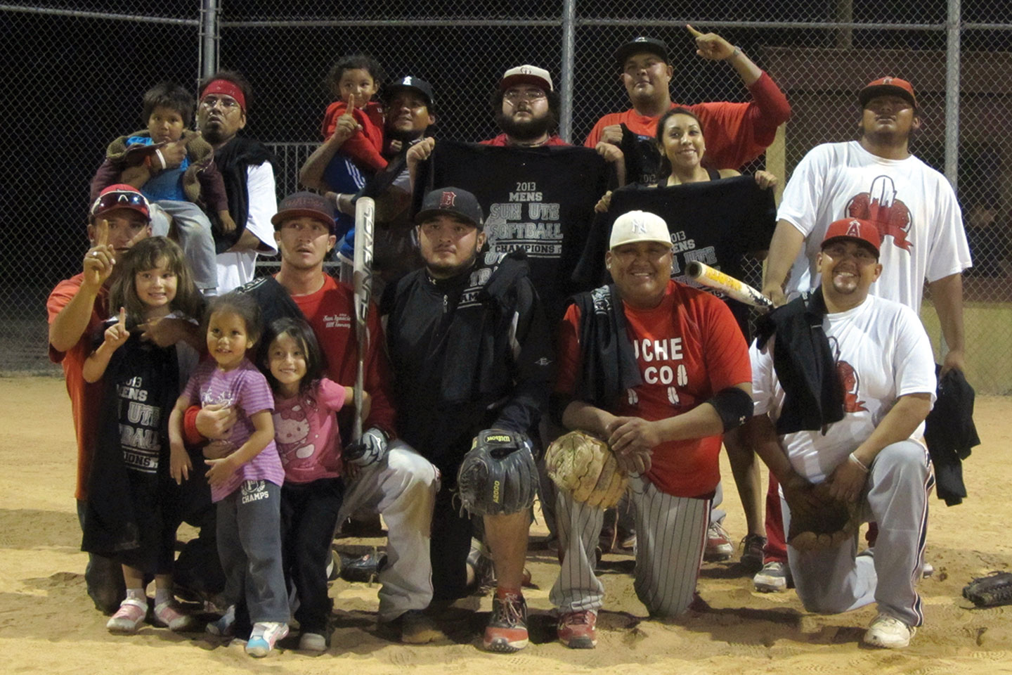 Joined by some of their youngest fans