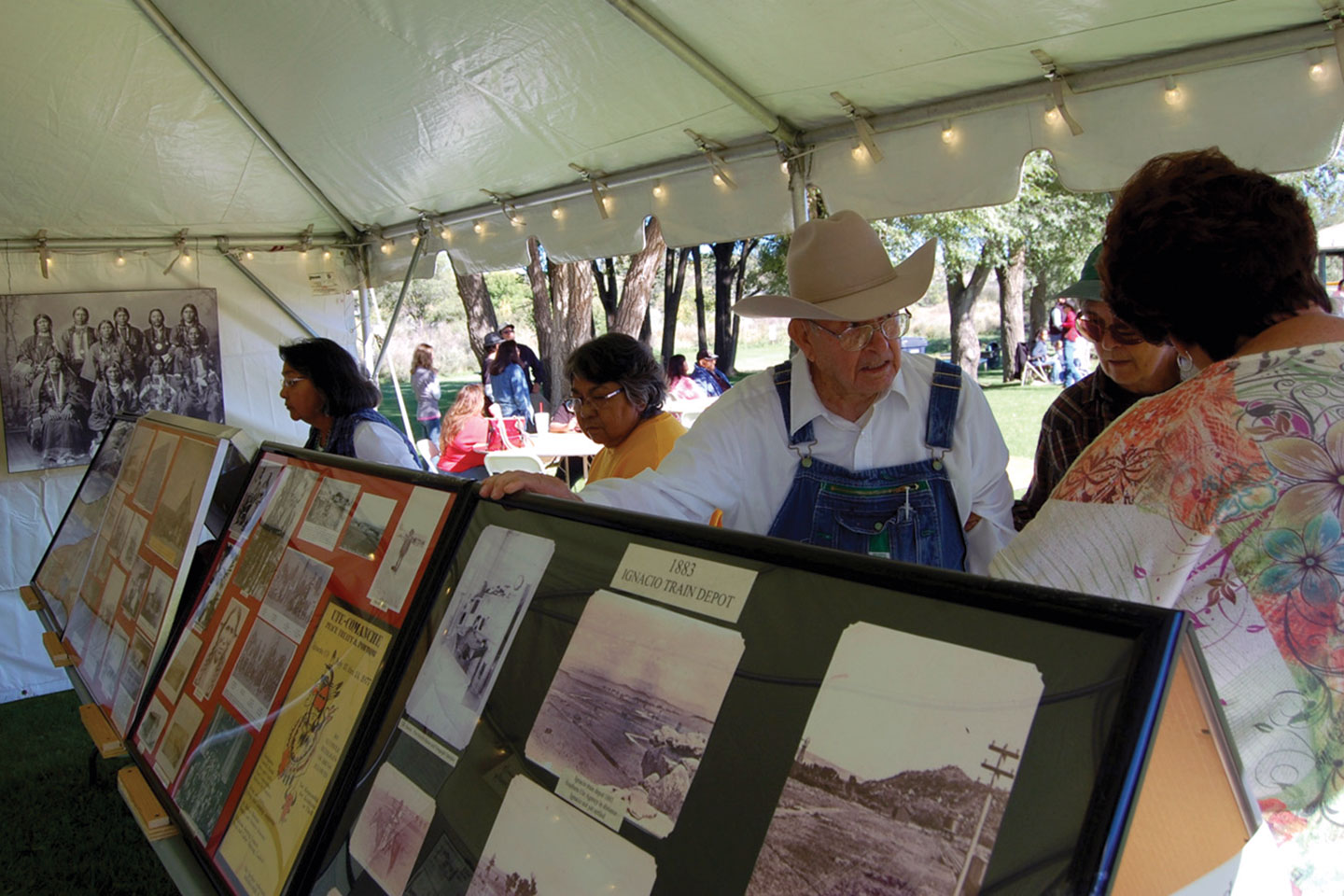 Ignacio town photos on display