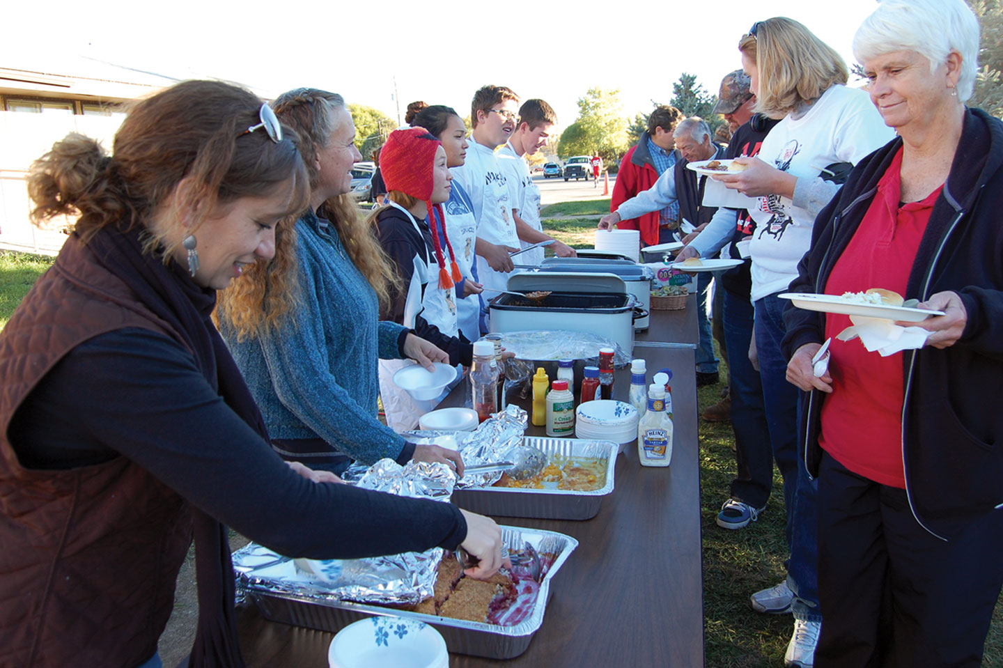Parents volunteered