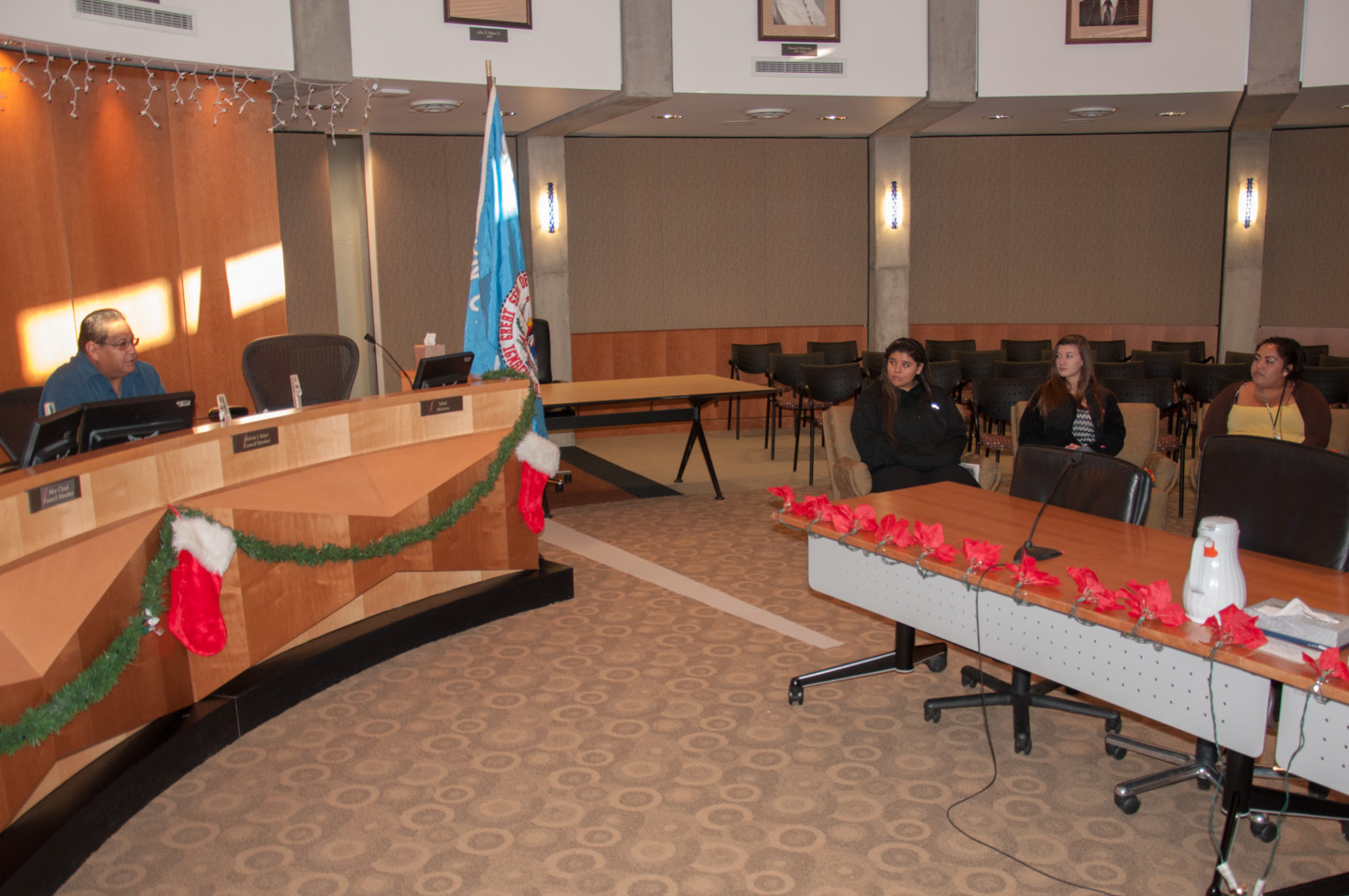 Students from the Ignacio High School