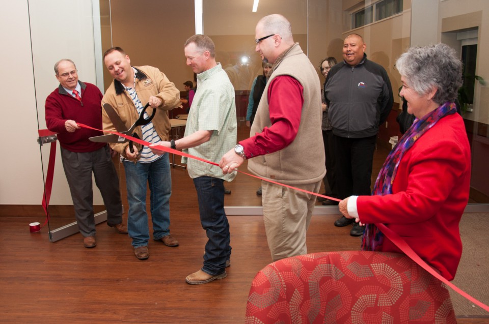 The Southern Ute Drum Ignacio schools open new office