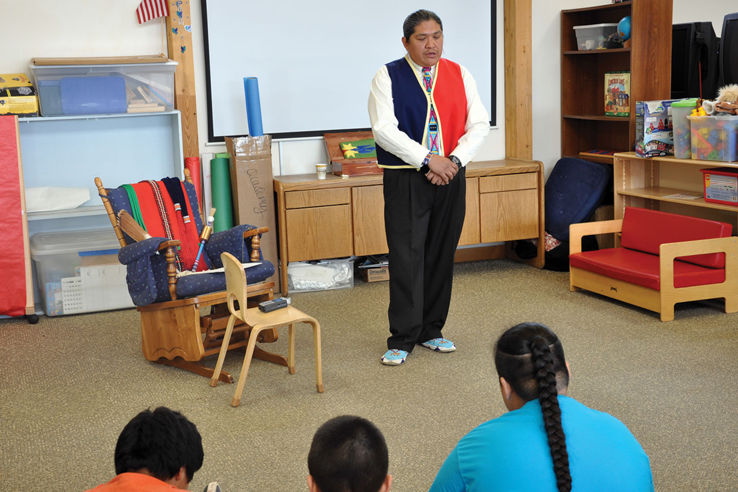 Andrew Frost spoke of his early childhood