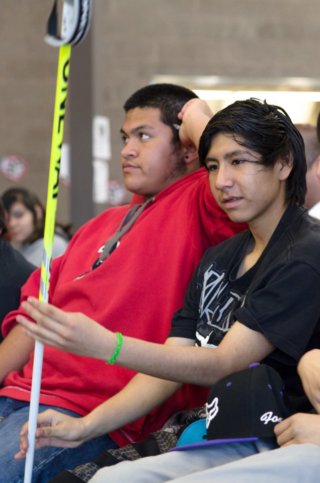 The Southern Ute Drum | Olympian sisters talk perseverance to middle school