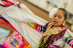 In addition to the traditional dances, select special dances took place including the women’s jingle dress, men’s fancy dance, and boy’s tiny tot special. 