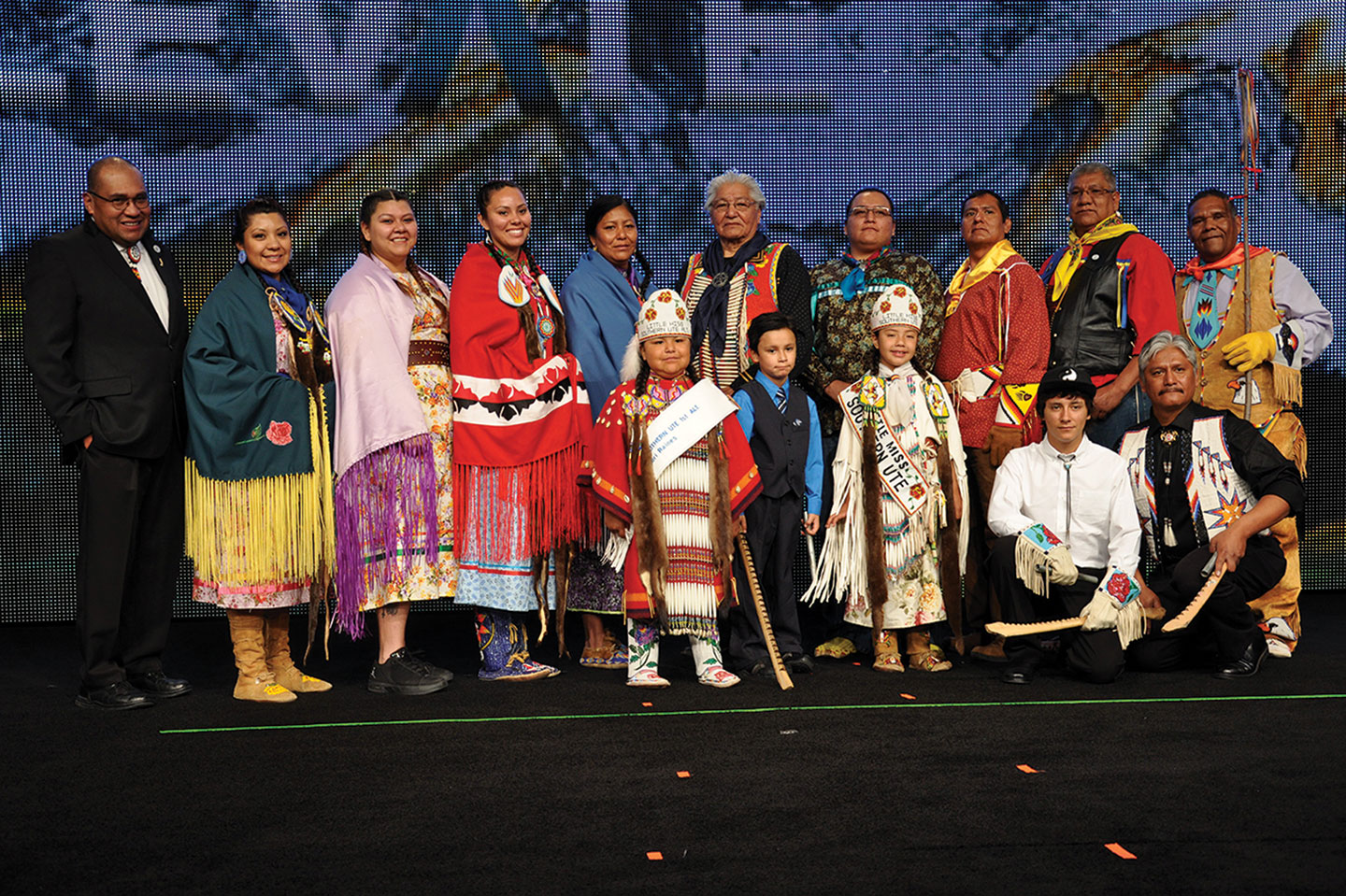 Southern Ute dancers