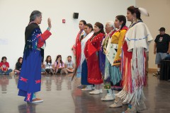 Many gathered in the Southern Ute Cultural Center & Museum to witness the historic Lame Dance be performed during the NAGPRA Conference, Wednesday, May 21. 