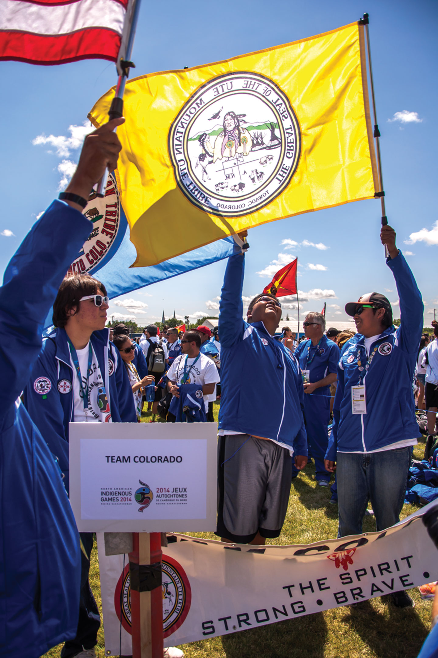 Tribal members from Southern Ute and Ute Mountain