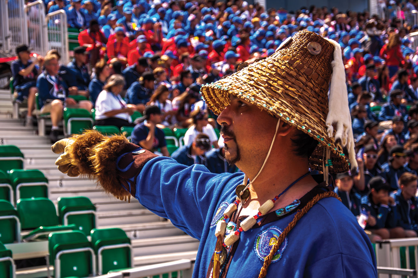 Teams proudly represented their tribes