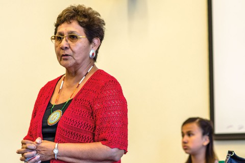 Tribal elder, Lynda Grove-D’Wolf