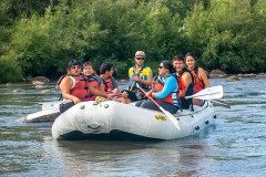 Mary Guenther, Youth Employment Program coordinator, and members of the youth employment enjoyed rafting on the Animas River, on Friday, Aug. 1. The group also enjoyed a lunch in the park and a movie in the afternoon. 