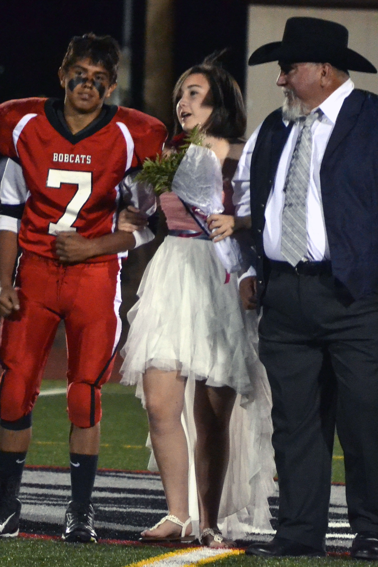 Freshman Class Royalty of Nathan Herrera (7) and Chloe Velasquez