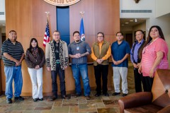 Camille Ferguson from AIANTA and Edward Hall III from the Bureau of Indian Affairs spoke with Tribal Council on Wednesday, Jan. 28 with the intent of bringing additional tourism to the Southern Ute Indian Tribe.