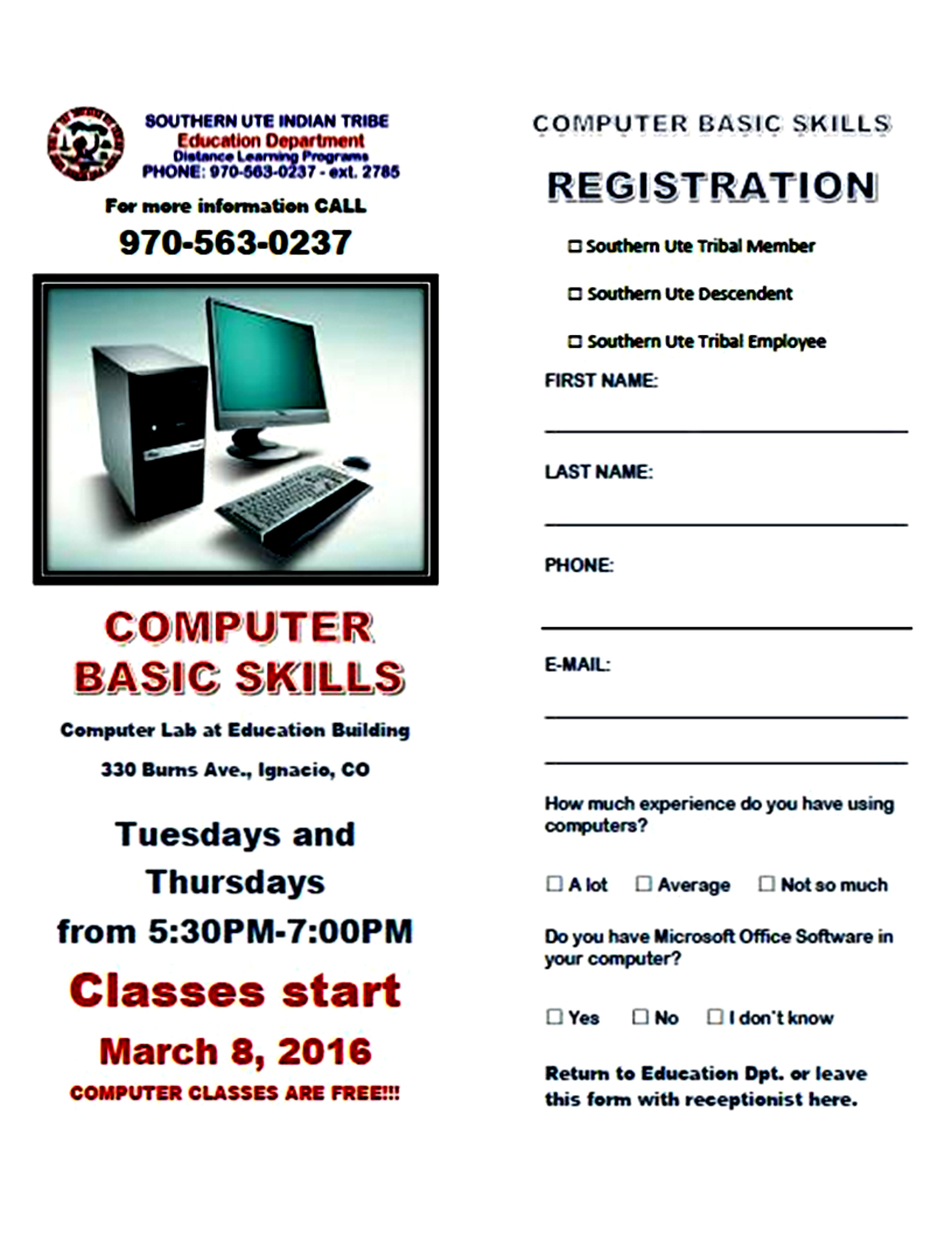 free computer classes for adults near me