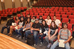 Southern Ute tribal students gather for a group photo.