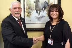 Tribal member Krista Red was selected as the Sky Ute Casino General Manager Intern. Current general manager, Charley Flagg, will be training Red to take over his position.  