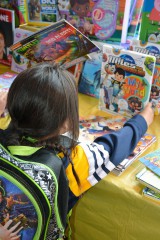 Kids got to pick and choose books at SUIMA’s book fair. Hundreds of books and goodies were made available for purchase to the students.