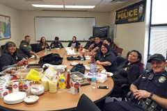 Southern Ute Police Department had a thank you barbeque to honor SUPD dispatchers.
