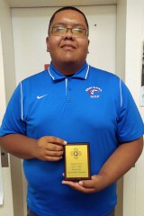 Tribal member, Albert Redd III attends the Native American Community Academy in Albuquerque, N.M., but plays golf for a much larger, class 6A, school in the area – West Mesa High School. On Wednesday, April 27 he shot a 76 at Ladera Golf Course winning the District 5-6A individual championship title. Redd advanced to play in the State tournament on May 9-10, where he finished in the Top 25. 
