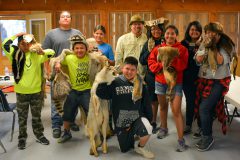 Culture Camp youth enjoyed a wildlife presentation given by Henry Whiteskunk and Ben Zimmerman of the Division of Wildlife.